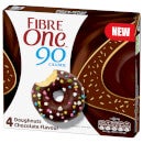 90 Calorie High Fibre Doughnuts Chocolate 4x23g