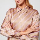 Cras Women's Rowcras Shirt - Mono Stripe Brown - EU 34/UK 6