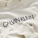 Calvin Klein Girls Institutional Logo Hoodie Set - Ivory - 10 Years