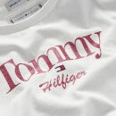 Tommy Hilfiger Girls' Graphic Glitter Organic Cotton-Jersey T-Shirt