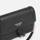 Kate Spade New York Women's Knott Pebbled Flap Cross Body Bag - Black
