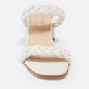 Kate Spade New York Women's Juniper Leather Block Heeled Sandals - White - UK 3
