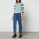 KENZO Striped Wool and Cotton-Blend Jumper