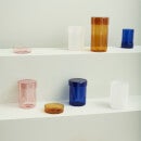 Hübsch Pop Storage Jars - Amber - Large (Set of 2)