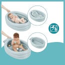 Babymoov Adaptable 2-in-1 Inflatable Baby Bath & Paddling Pool - Aqua Dots
