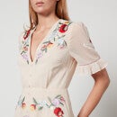 Hope & Ivy Women's Mairead Dress - Ivory - UK 8