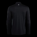 MP vīriešu sporta krekls ar 1/4 rāvējslēdzēju “Velocity” — Melns - S