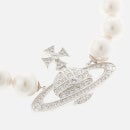 Vivienne Westwood Neysa Silver-Tone, Faux Pearl and Crystal Necklace