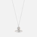 Vivienne Westwood Porfino Bas Relief Silver-Tone Brass and Crystal Pendant