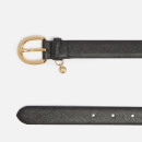 Lauren Ralph Lauren Logo-Charm Decorated Leather Belt - S