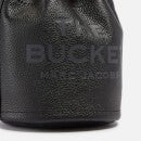 Marc Jacobs The Bucket Logo Textured-Leather Bag