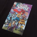 Marvel Dr Strange Group Comic Oversized Heavyweight T-Shirt - Black