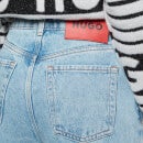 HUGO 937 Wide-Leg Raw Hem Denim Jeans - W26