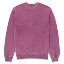 Pokémon Mewtwo Legendary Sweatshirt - Purple Acid Wash