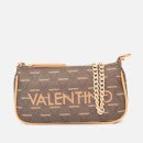 Valentino Bags Liuto Logo-Print Faux Leather Shoulder Bag