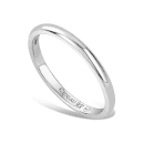 2mm Windsor Wedding Ring - White Gold
