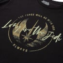 Camiseta Star Wars Long Live The Jedi para hombre - Negra