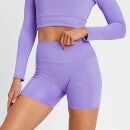 MP Women's Tempo Reversible Shorts - Paisley Purple - XXS