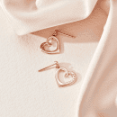 Cariad Heart Earrings