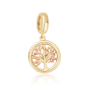 Tree of Life Milestones Bead Charm - Rose Gold