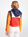 Women's MK X ellesse Color-Block Cotton Blend Zip-Up Jacket