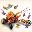 LEGO NINJAGO: Kai’s Golden Dragon Raider Car Toy Set (71773)