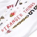 Stranger Things Hellfire Club Flash Hoodie - White