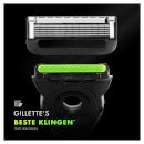 GilletteLabs, Rasierer mit Reinigungs-Element, Reise-Etui 2 Klingen