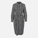 Barbour Tern Printed Spotted Lyocell Dress - UK 8