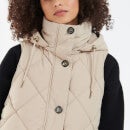 Barbour Orinsay Quilted Shell and Faux Fur Gilet