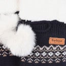 Barbour Fairisle Lounge Faux Fur and Knit Socks