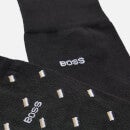 BOSS Bodywear 2-Pack Mini Pattern Socks - UK 4-9
