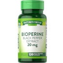 BioPerine Black Pepper Extract 20mg - 120 Capsules