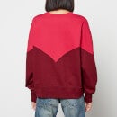 Isabel Marant Étoile Women's Houston Bi Color Sweatshirt - Burgundy - FR 34/UK 6