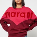 Isabel Marant Étoile Women's Houston Bi Color Sweatshirt - Burgundy - FR 34/UK 6