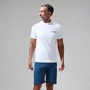 Men's Snowdon Colour Logo Short Sleeve Tee - White