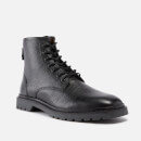 Walk London Milano Leather Lace Up Boots - 7
