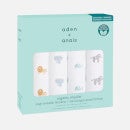 aden + anais GOTS Organic Classic Swaddle - Animal Kingdom (4 Pack)