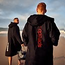 Adult Thermal Dry Change Robe Black/Red