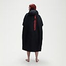 Thermal Dry Change Robe für Erwachsene in Schwarz/Rot