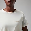 Relaxed Super Stretch Tech T-Shirt für Damen - Naturfarben