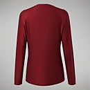 24/7 Long Sleeve T-Shirt für Damen - Dunkelrot