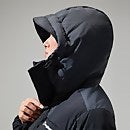 Women's Saffren Down Duster Hooded Jacket - Black