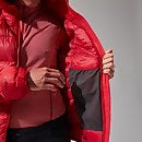MTN Arete Ultra Down Hoodie für Damen - Rot