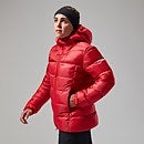 MTN Arete Ultra Down Hoodie für Damen - Rot