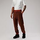 Unisex Oversized Fleece Pant - Dark Brown/Brown