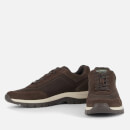 Barbour Armstrong Leather and Canvas Low-Top Trainers - UK 7