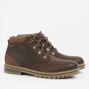 Barbour Fenton Lace-Up Leather-Blend Boots - UK 7