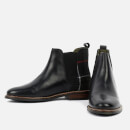 Barbour Sloane Tartan Leather and Wool-Blend Chelsea Boots - UK 3