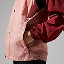 Unisex Urban Windbreaker 21 Jacket - Pink/Dark Red
